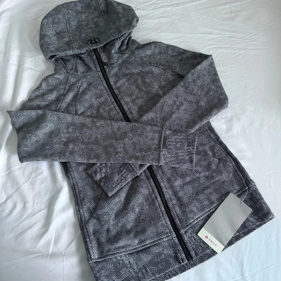 🆕🖤 Lululemon Scuba Full Zip Hoodie Seawheeze 2020 Illusionary Max Alpine White